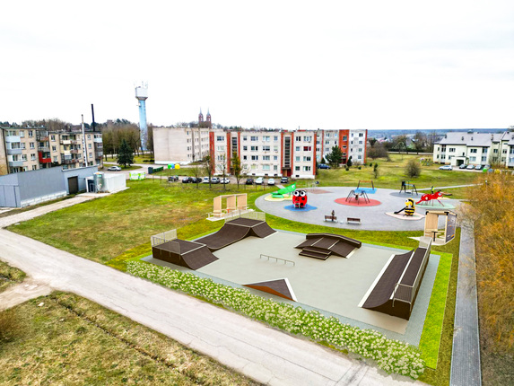 Riedlenčių parko vizualizacija